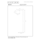 Lampa podłogowa LESLEY - 1xE27 - Black 03750/81/30 Lucide